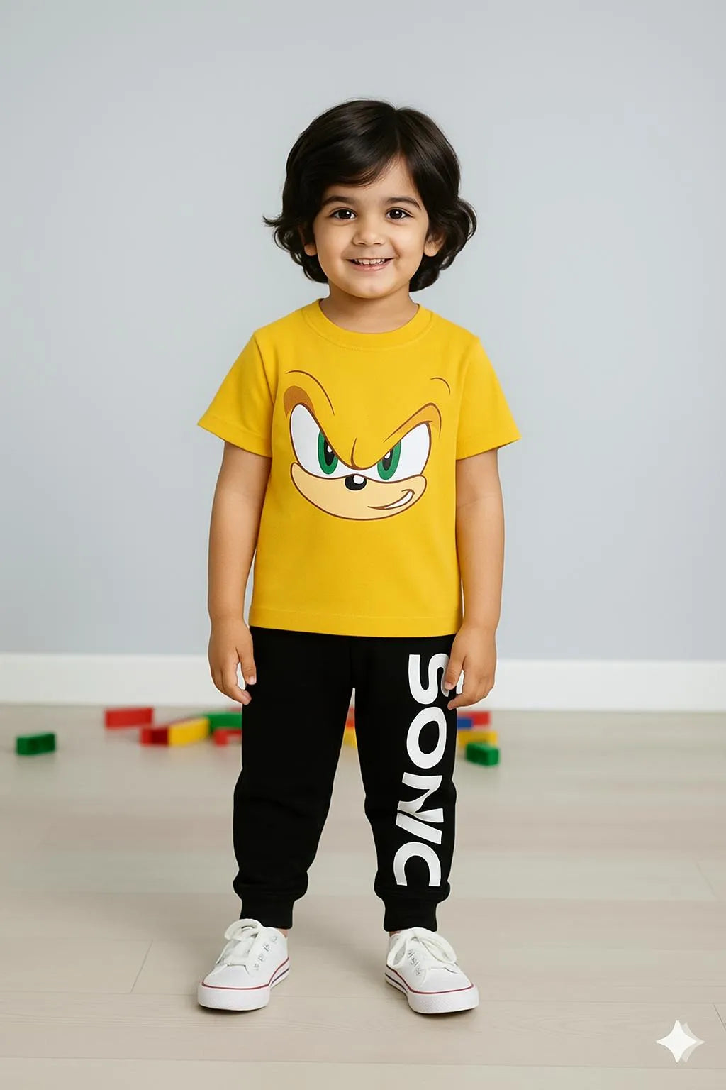 Boy's Polyester Printed Tracksuit