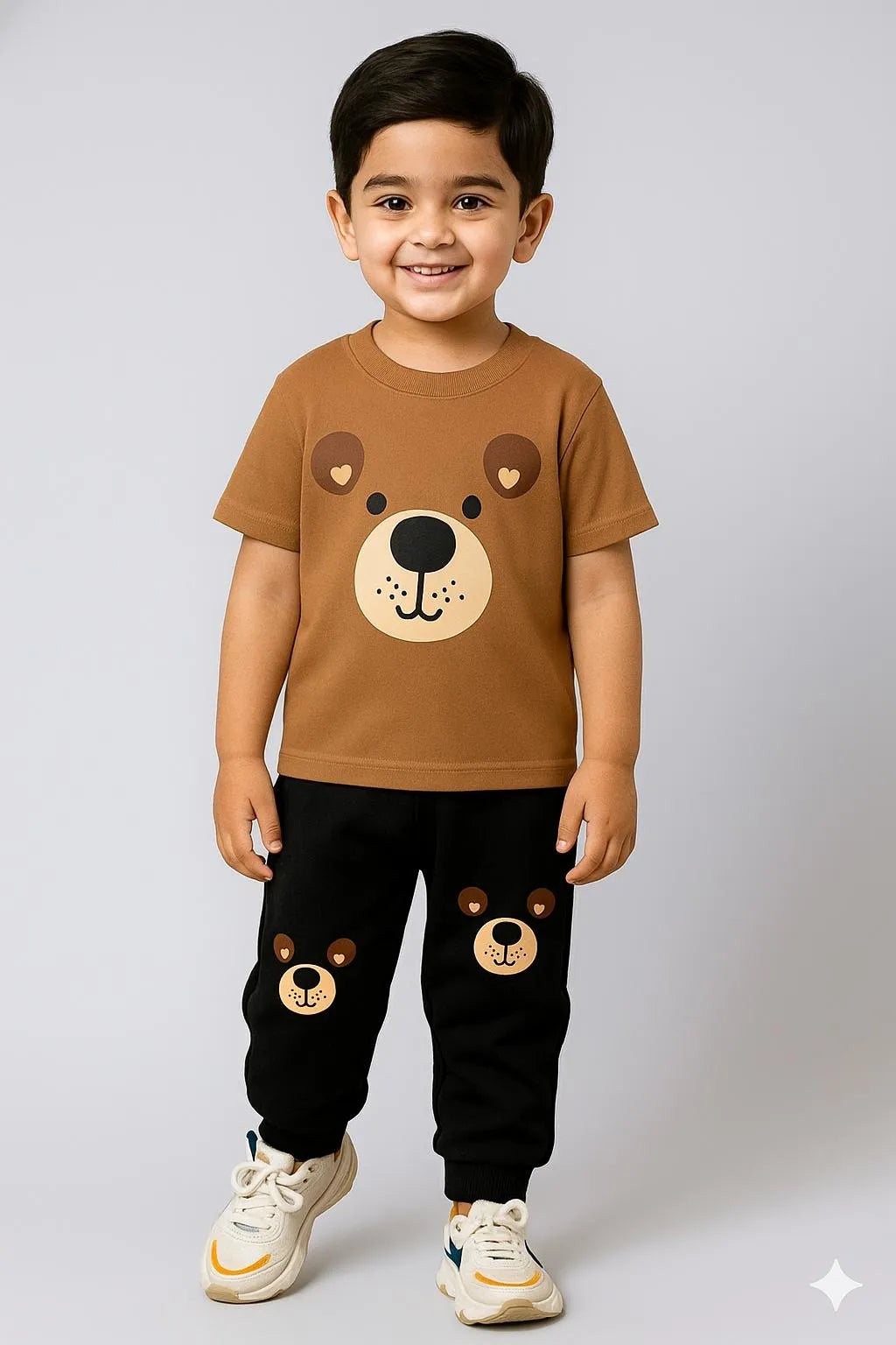 Boy's Polyester Printed Tracksuit