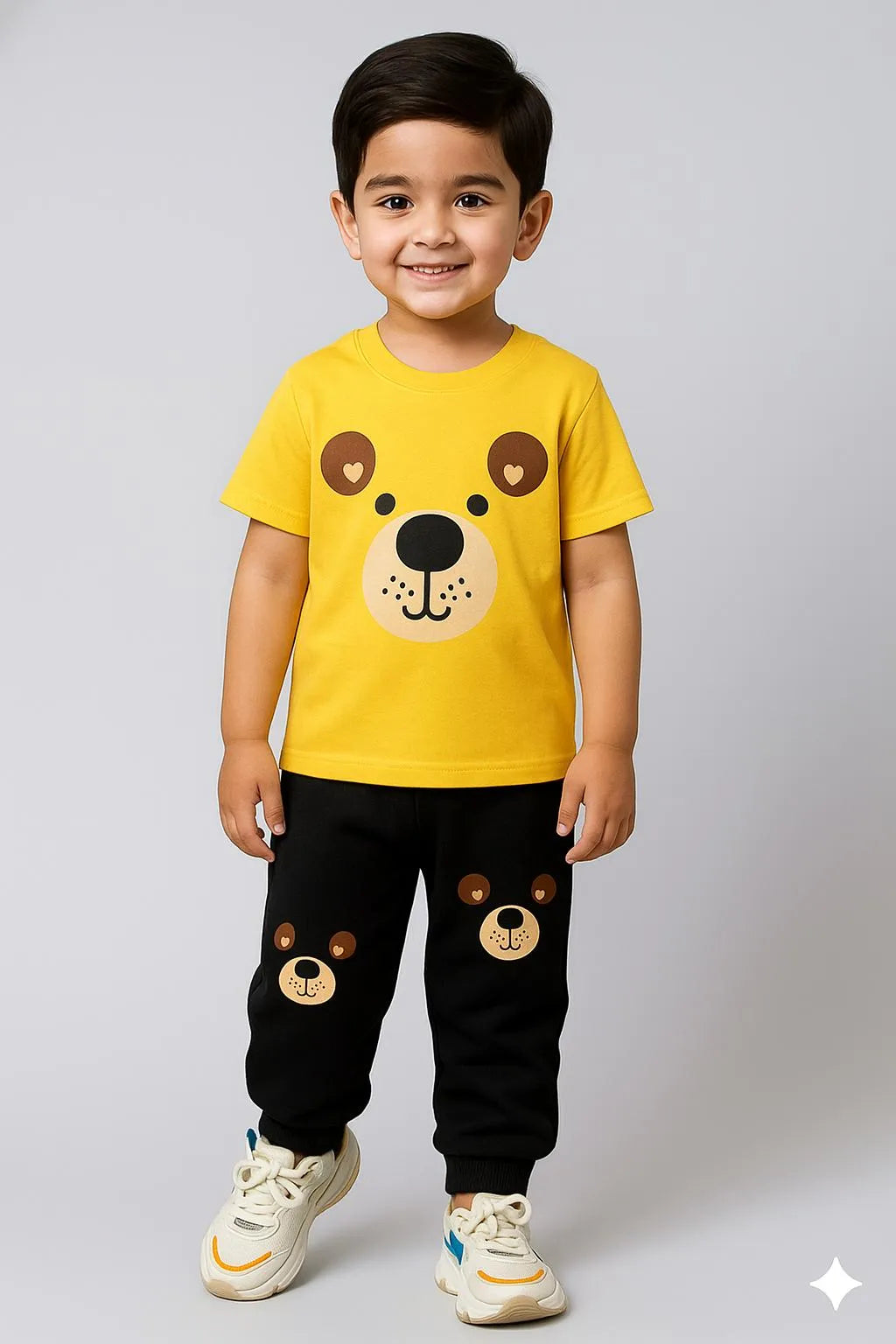 Boy's Polyester Printed Tracksuit