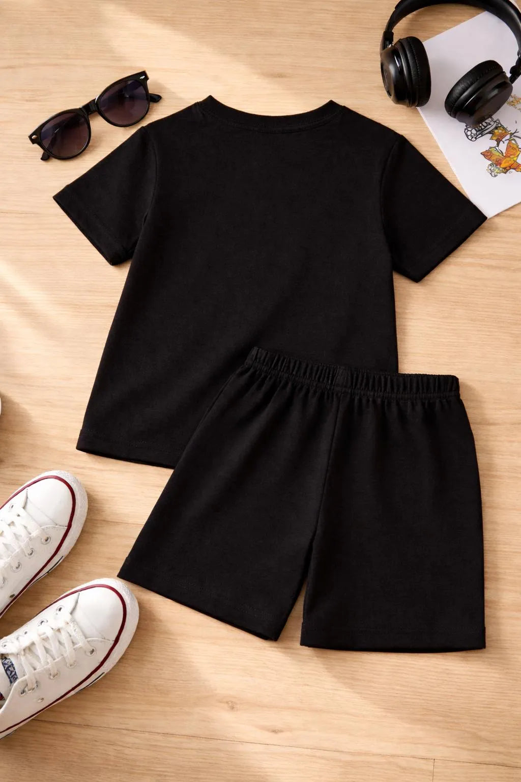 Boy's Polyester Printed Tracksuit