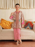 Girl's Lawn Printed Shirt And Trouser Suit