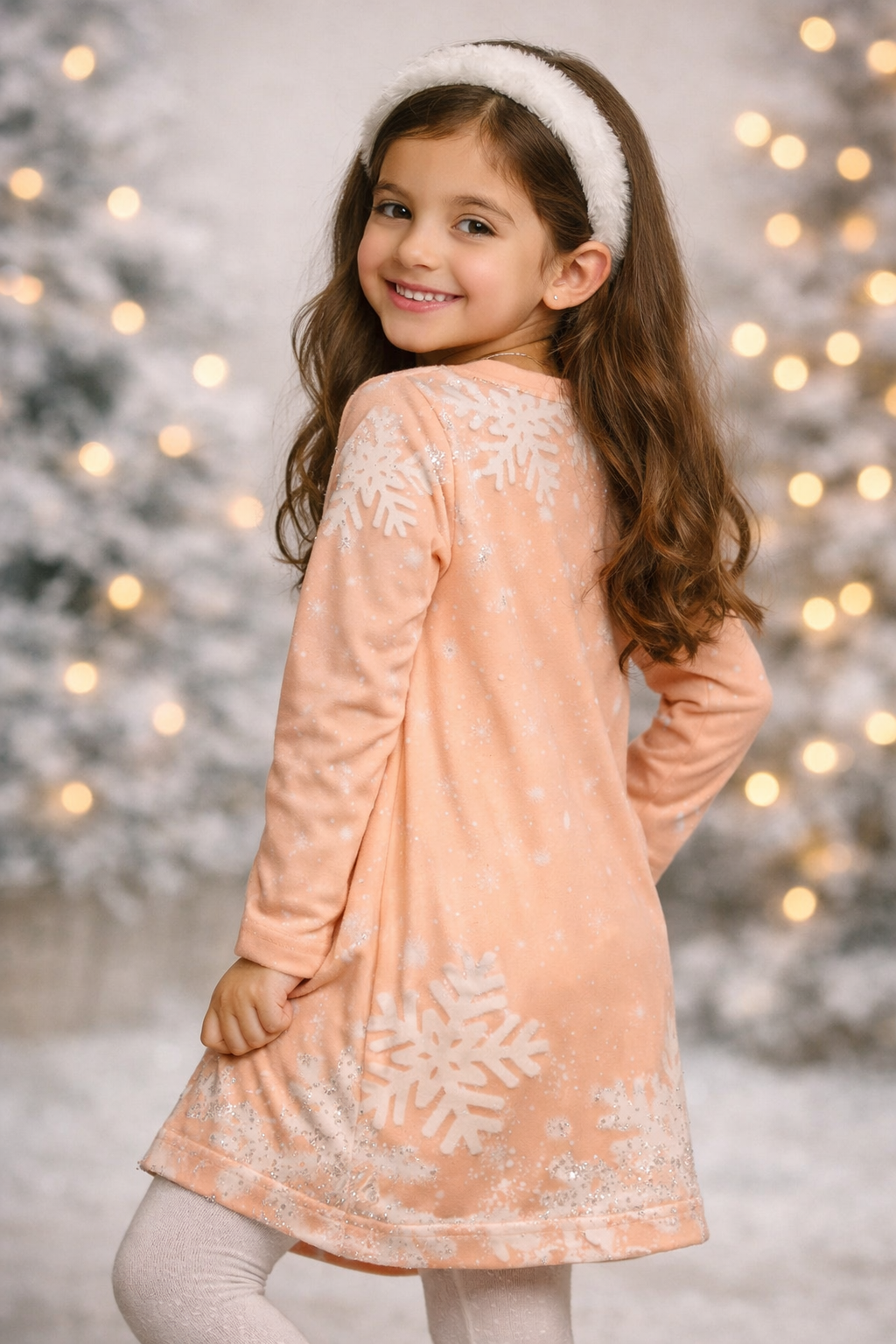 Girl's Stitched Arabic Lawn Printed Kurta