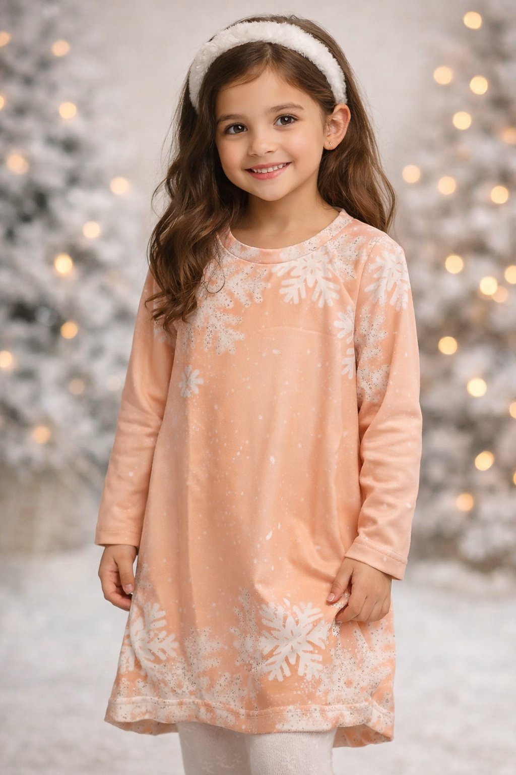 Girl's Stitched Arabic Lawn Printed Kurta