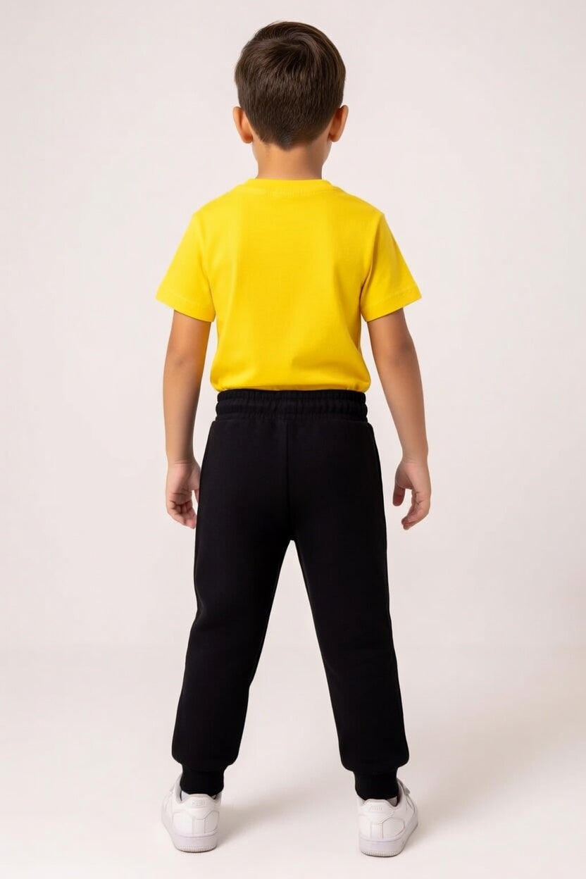 Boy's Polyester Printed Tracksuit