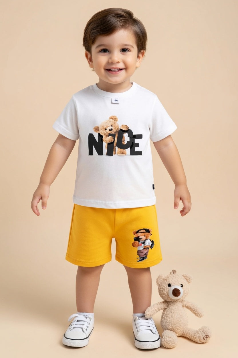 Boy's Polyester Printed Tracksuit